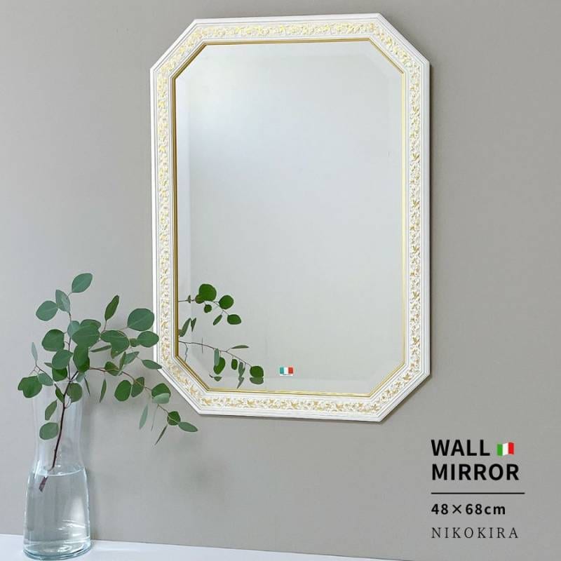 壁掛けミラー,八角形 | 鏡専門店 NIKOKIRA（ニコキラ） 本店