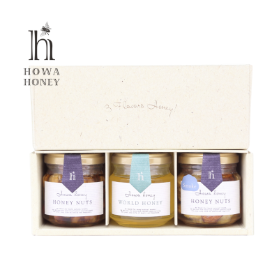 HOWA 3本入ギフトセットB（アカシア・ナッツ・燻製ナッツ） | HOWAの