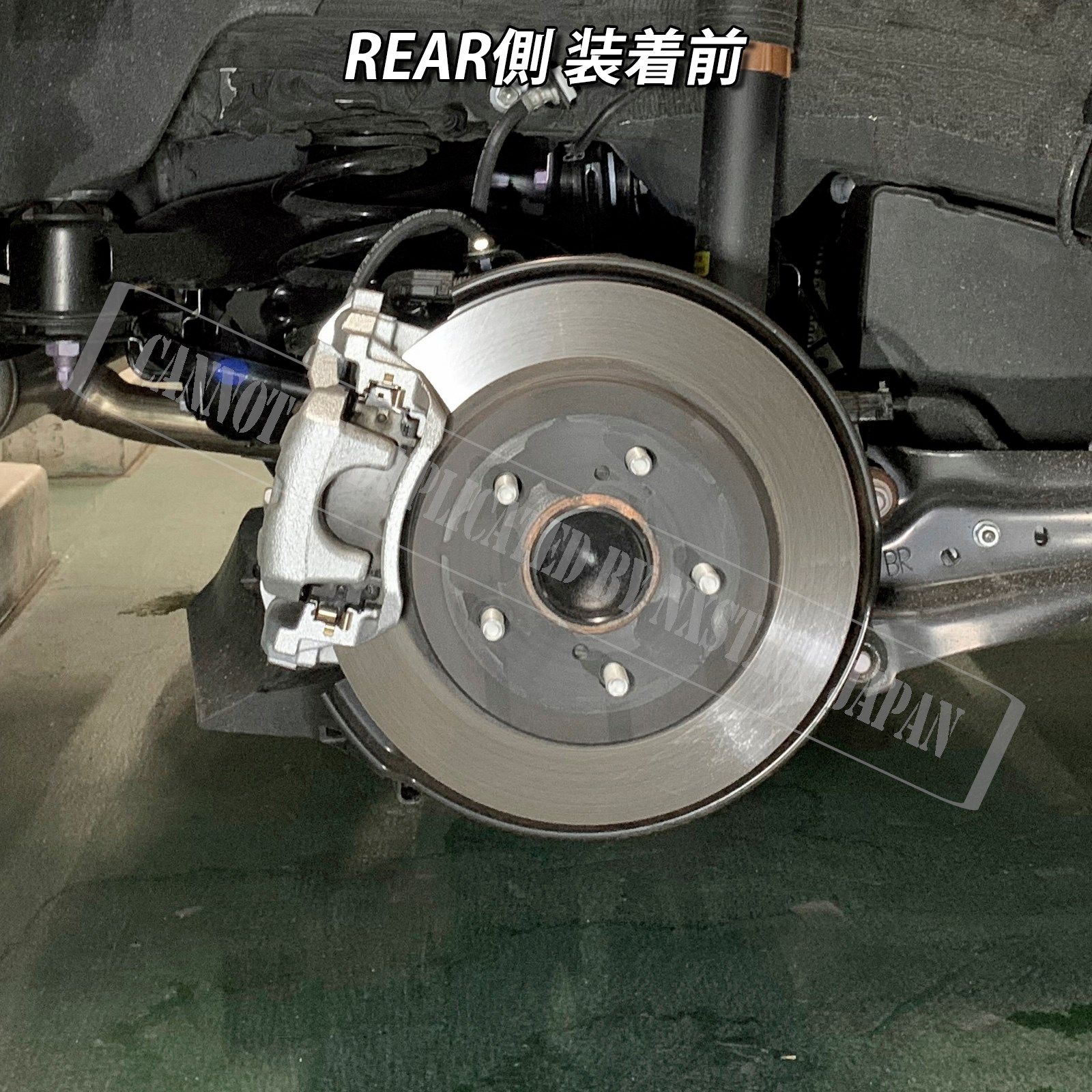 トヨタ車 ハリアー80系用 高耐久金属製キャリパーカバーセット 80