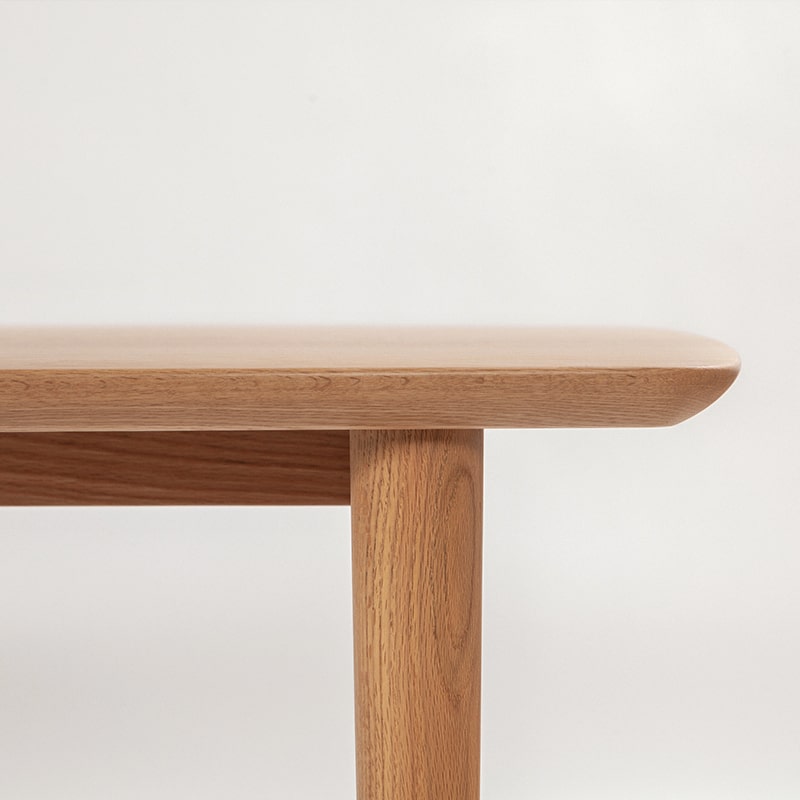 Swallowテーブル 幅160（サイズ変更可）×奥行90×高さ70cm｜オーク