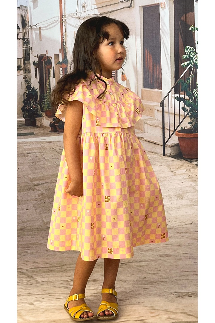 子供服チェックワンピースBURBERRY半袖6Y116 Burberry ワンピース 6y116