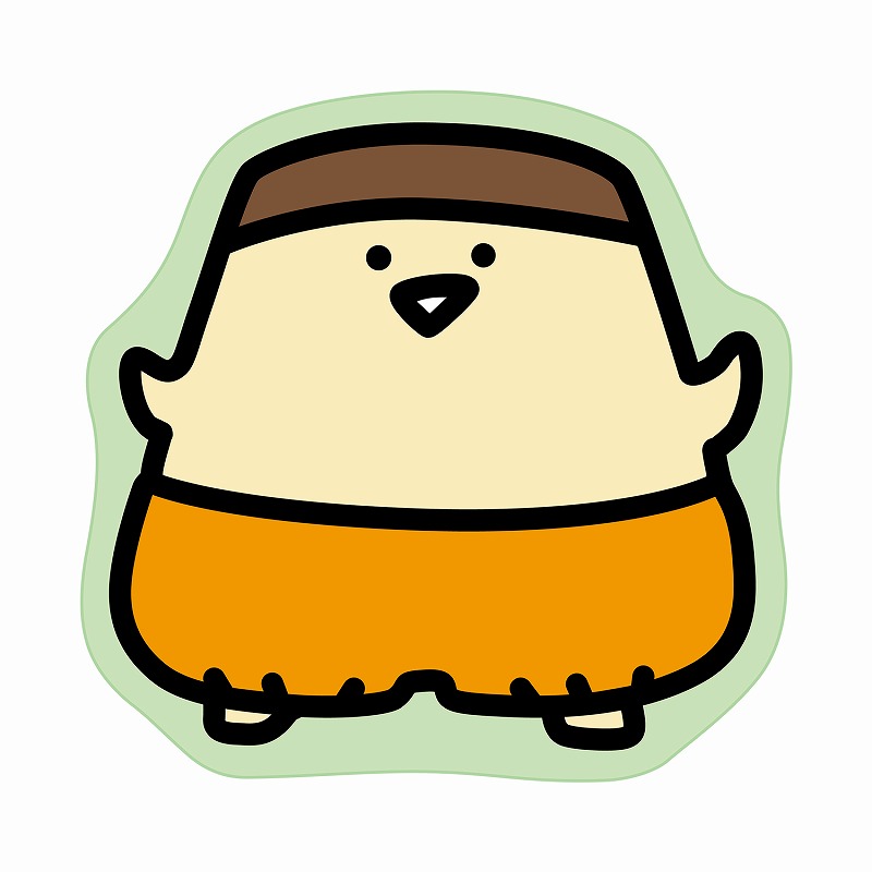 どんどん行き鈍行 ダイカットタオル(勝負パンツVer)・プリンさん