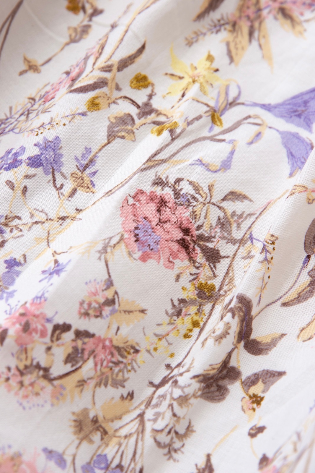 フレンチスリーブピンクフラワーワンピース | DRESS | OBLI