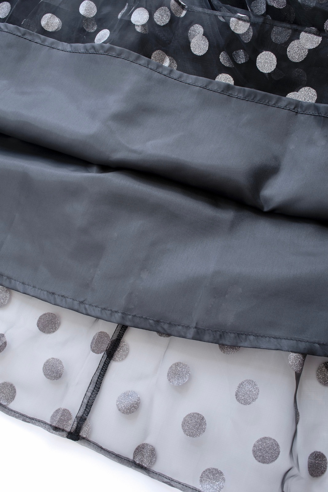 シルバードットオーガンジースカート | BOTTOMS | OBLI