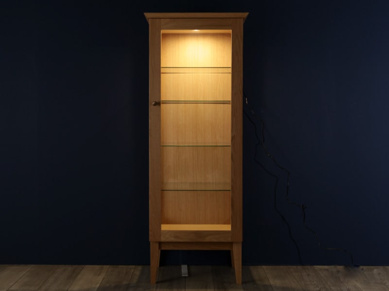 デイジー 55 ガラスキャビネット ウォールナット | 店舗,有限会社 野中