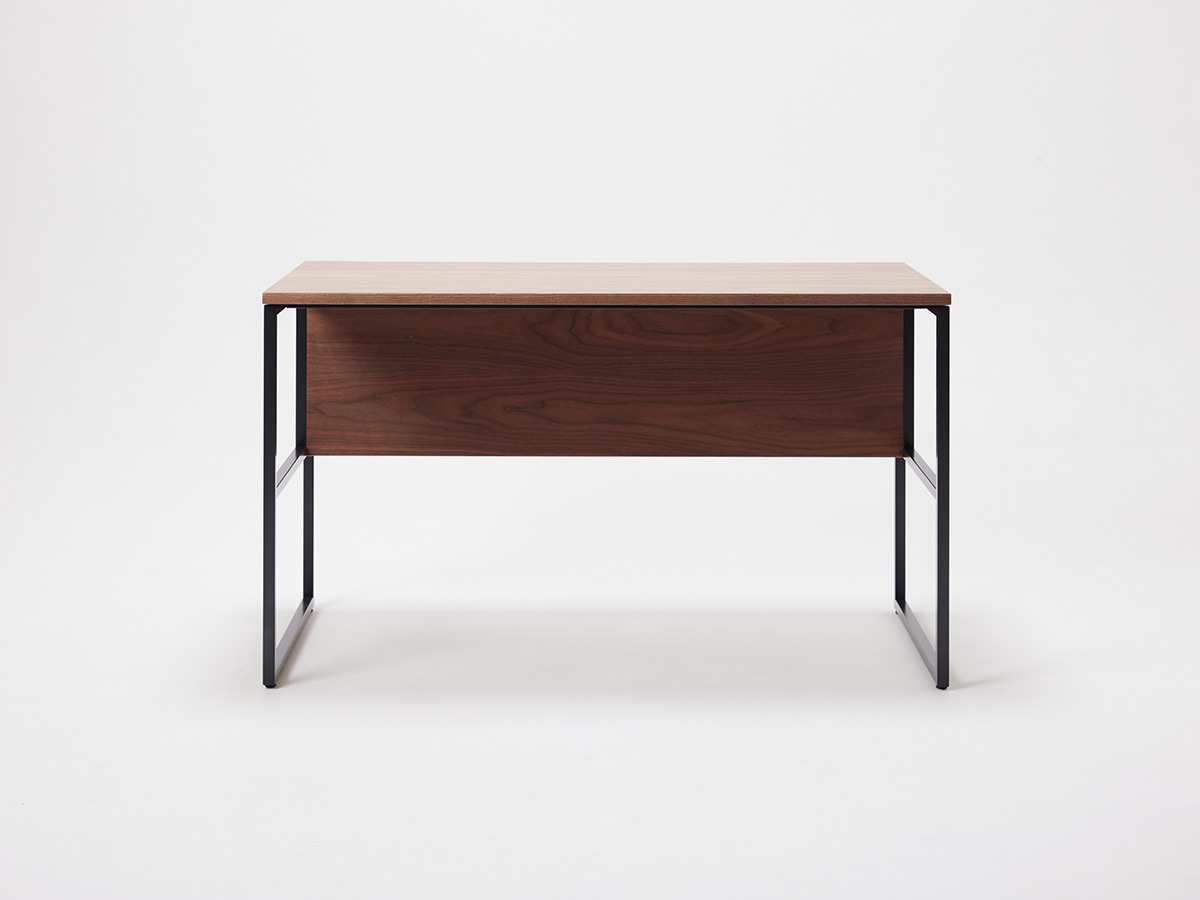 ウォールナット無垢材 ワークデスク キャスター付き 高さ62cm 低め