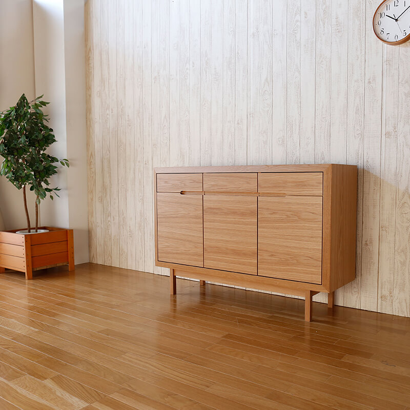 開梱設置無料]【大川家具】≪受注生産≫サイドボード 128cm幅 オペラ