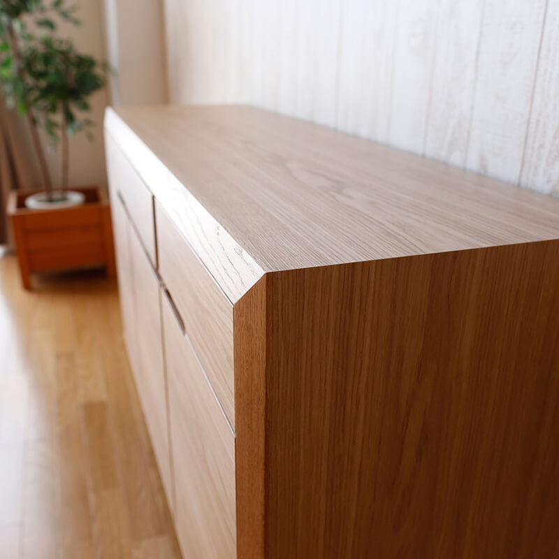 開梱設置無料]【大川家具】≪受注生産≫サイドボード 128cm幅 オペラ