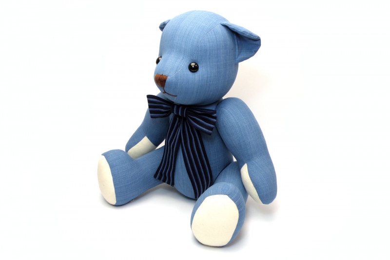 松阪木綿 テディベア 特大 アサギ紺 | すべての商品 | おかげ横丁公式