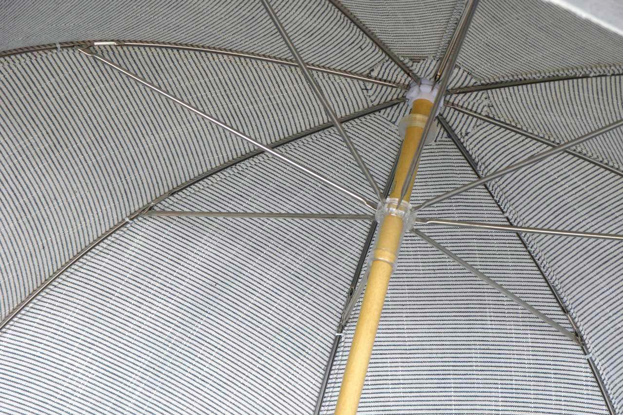 松阪木綿 日傘 白ヨコNO.1 | すべての商品 | おかげ横丁公式オンライン