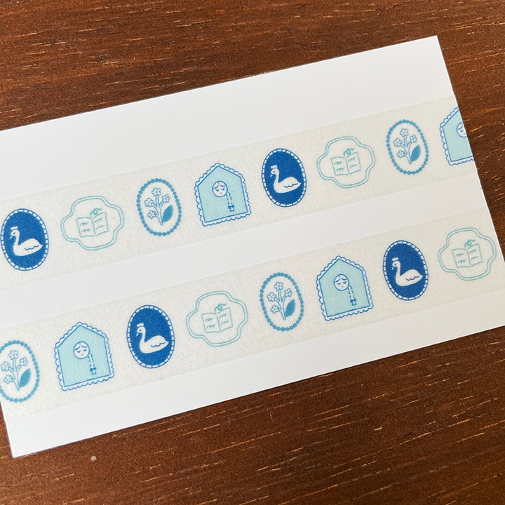 マスキングテープ ブローチコレクション ブルー マステ | その他文具