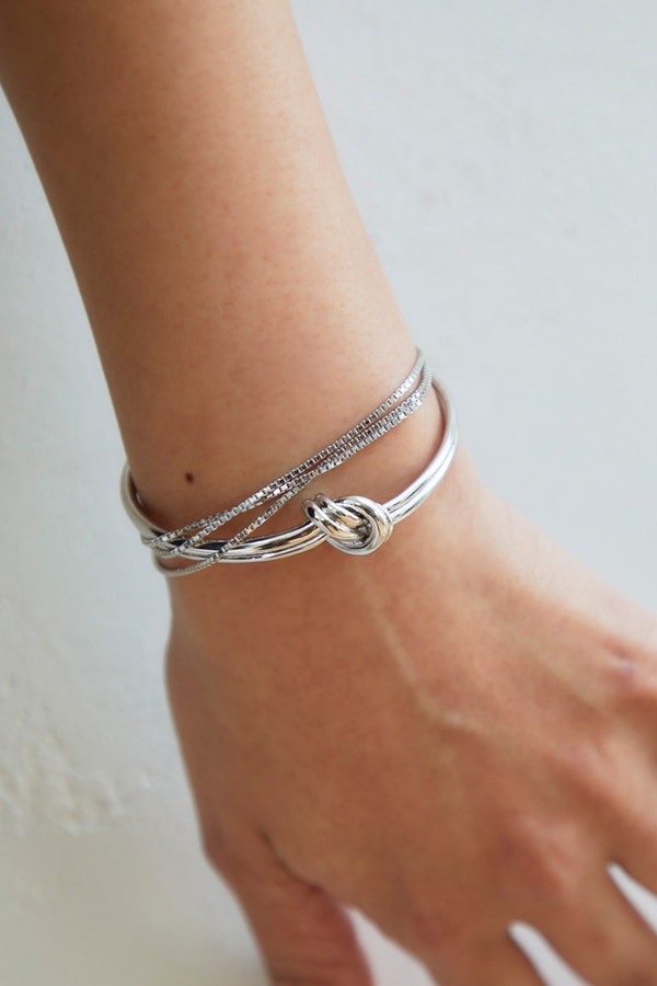 再販】2025SS_ダブルノットバングル | アクセサリー | OWAUNO