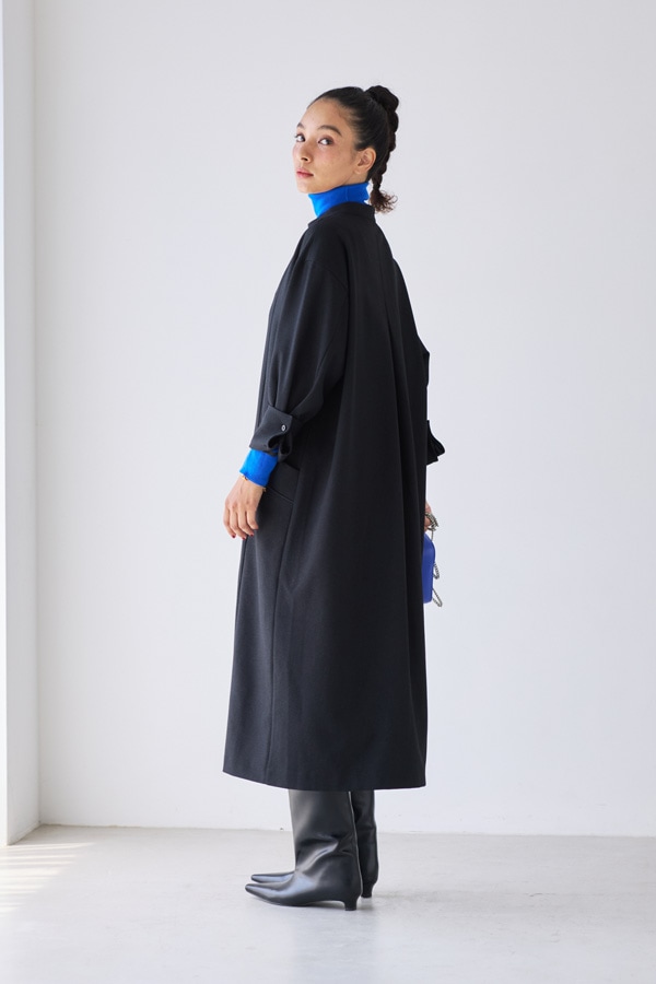 再販】2025AW_フロントタイVネックワンピース | アイテム | OWAUNO