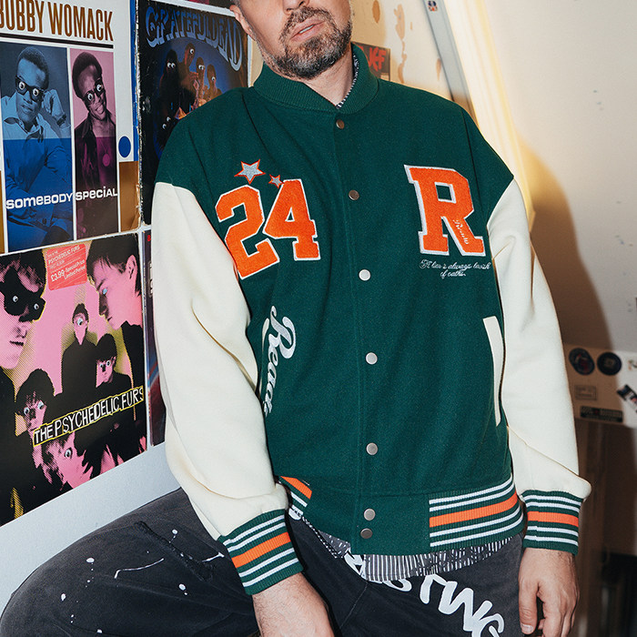 Mariners スタジャン ◎LOGO7社製 デカロゴ 刺繍 ナイロン 中綿 Mariners スタジャン ◎LOGO7社製 デカロゴ 刺繍 ナイロン 中綿 Men's