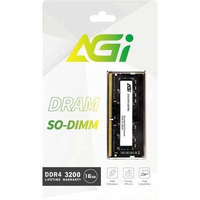 AGI 8GBx1 DDR4-3200MHz (PC4-25600) 22-22-22-52 SODIMM 1.2V