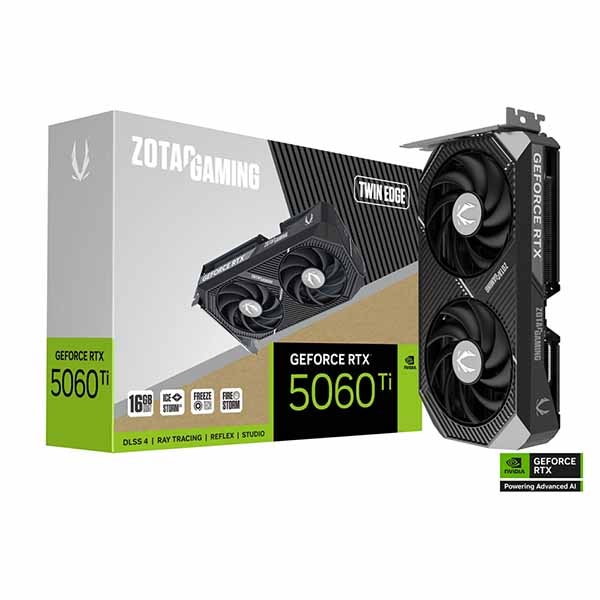 ZOTAC GAMING GeForce RTX 5060 Ti 16GB Twin Edge グラフィックボード