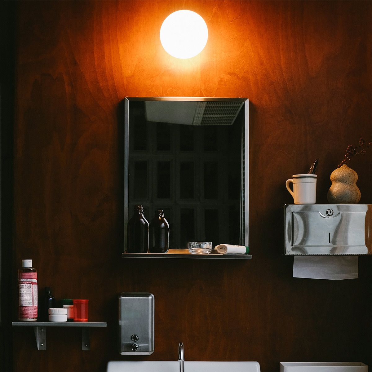 STAINLESS STEEL FRAME MIRROR | Hardware＆Outdoor,Bath&Toiletries