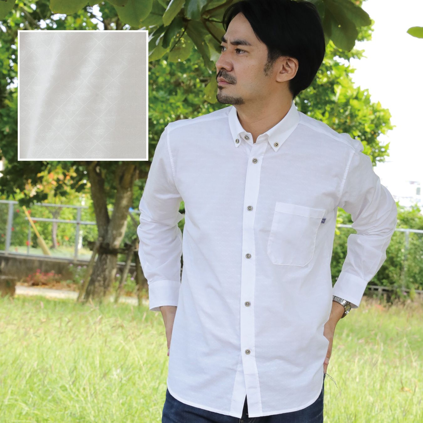 長袖かりゆしウェア通販｜かりゆしウェア専門店【月桃物語】