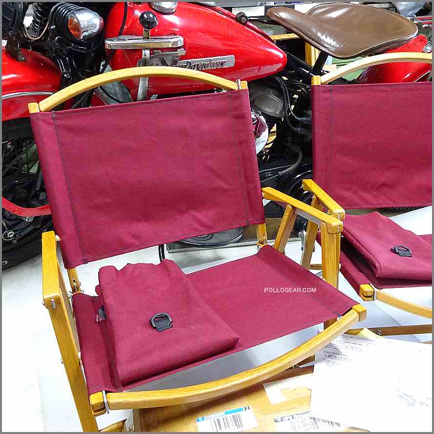 カーミットチェア スタンダード レッド アメリカ製 艶あり収納袋あり 所有してるのが嬉しい逸品 Kermit Chair Hi-Back｜Daytona Park