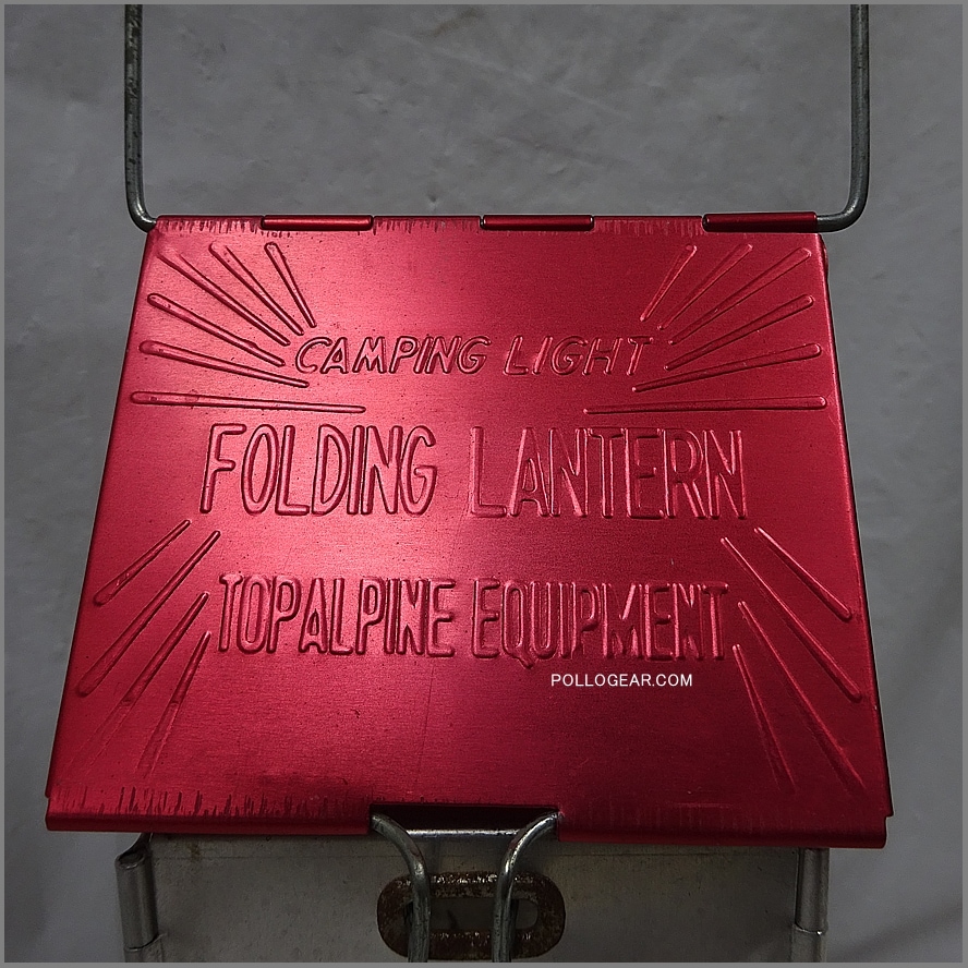 フォールディングランタン レッドルーフ　東京トップ 80's ビンテージ<BR>東京TOP<BR>キャンドルランタン<BR>屋根型ランタン