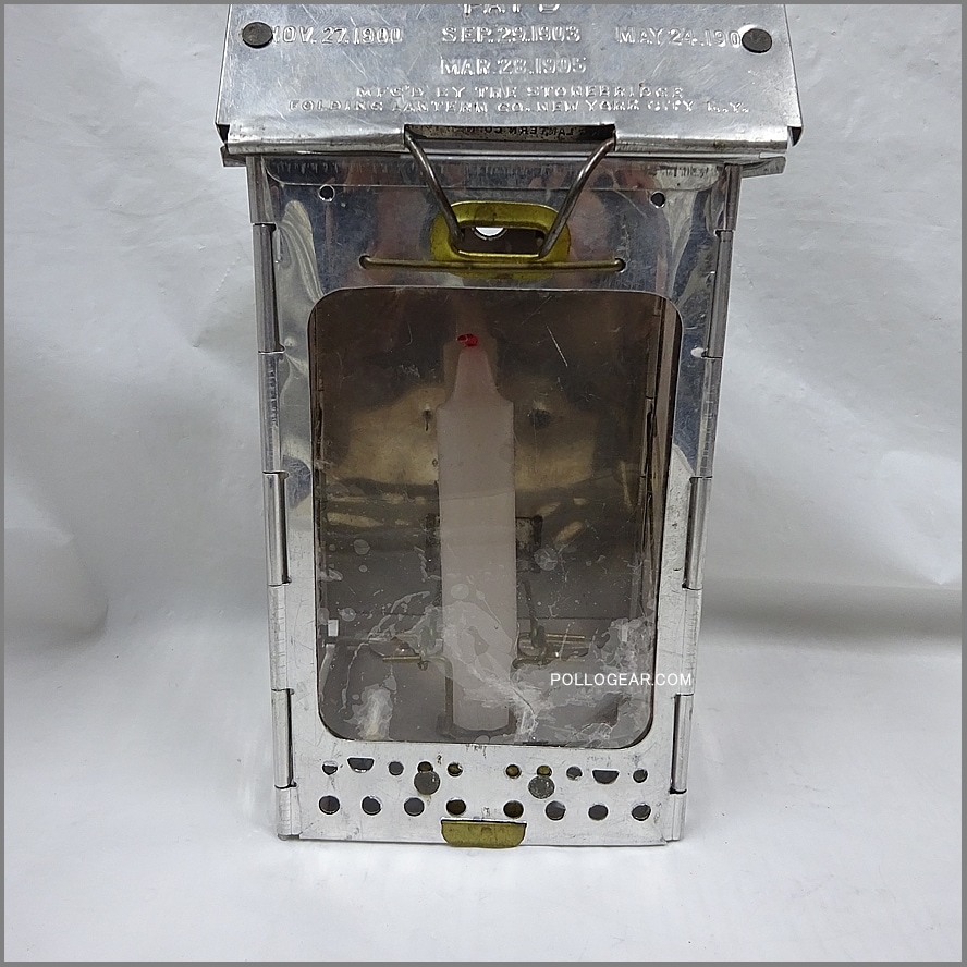 キャンドルランタン フォールディング屋根型 WW1 US ARMY<BR>ストーンブリッジ<BR>キャンドルランタン<BR>屋根型