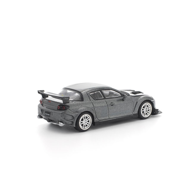 1/64 MAZDA RX-8 RE-AMEMIYA GUN METAL マツダ RX-8 RE雨宮 ガンメタル
