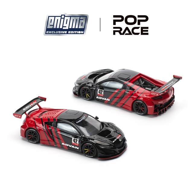 POP RACE x Enigma 1/64 Honda NSX GT3 EVO22 - ADVAN 1/64 ホンダ NSX