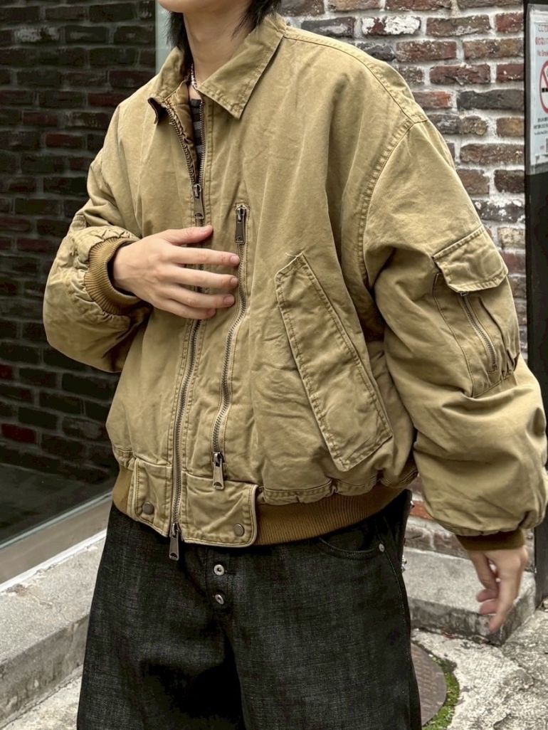 youll】vintage wash MA-1 (2color) | OUR BRAND,youll | PRESSING WEB