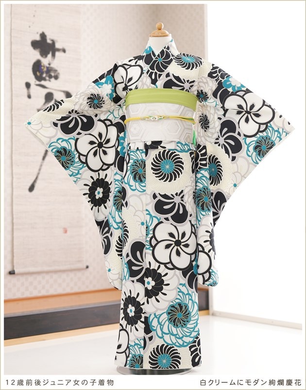 10歳〜13歳女の子着物レンタル、ジュニア振袖（十三参りや二分の