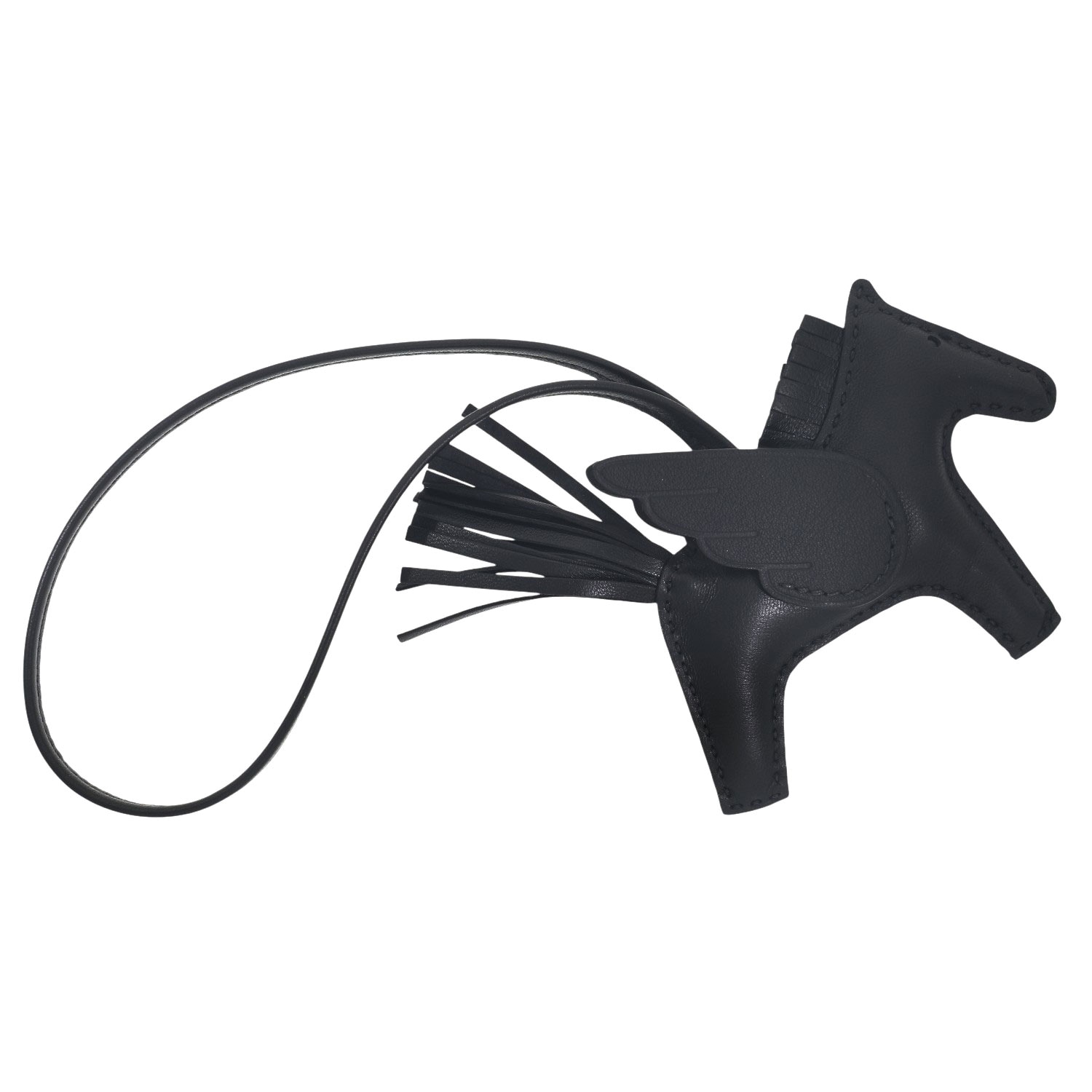 H10168 | [新品]エルメス ロデオチャーム ペガサス PM ソーブラック