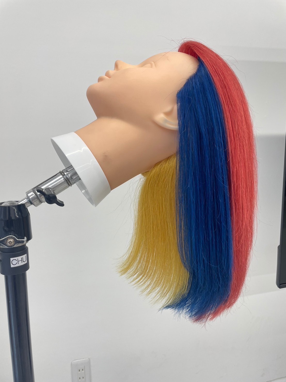 3セクション チェックウィッグ 1ケース16体入 | 3色ウィッグ | NG