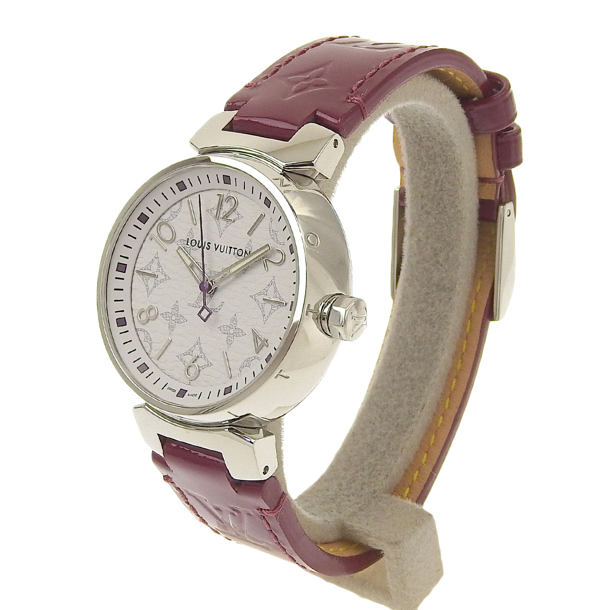 ルイヴィトン LOUIS VUITTON タンブール レディース クォーツ 腕時計