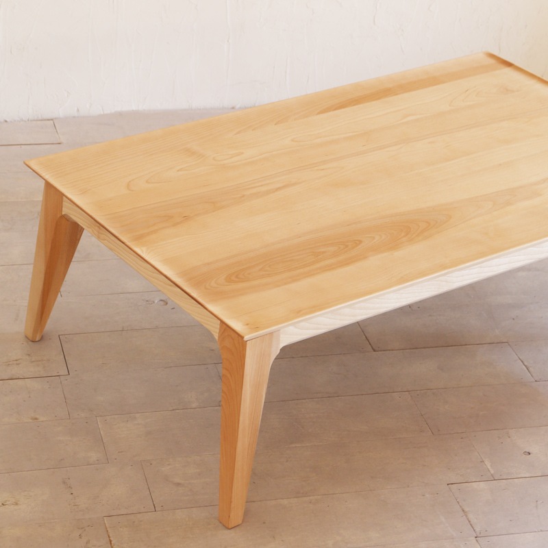 YUL kotatsu table｜ユールコタツテーブル カバ無垢材｜FolivorA