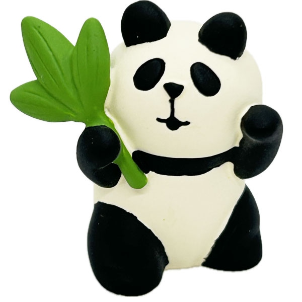 踊る招きパンダ(38844E)｜ 笹,パンダ,デコレ,置き物,置物,DECOLE