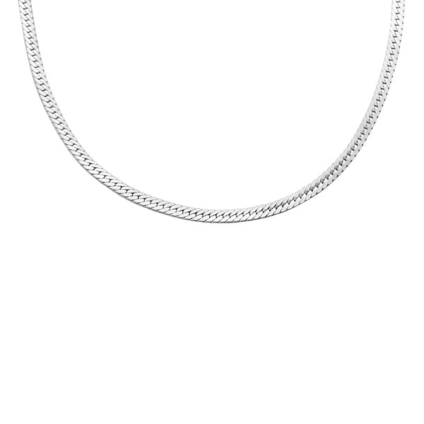 スネーク フラット シルバー925製チェーン 幅2.0mm｜全てのシルバー