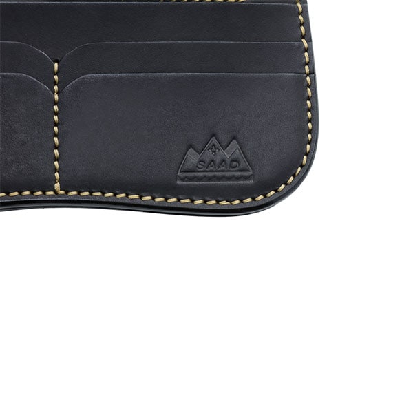 ロングウォレット/革財布 ブラック サドルレザー｜全てのレザー