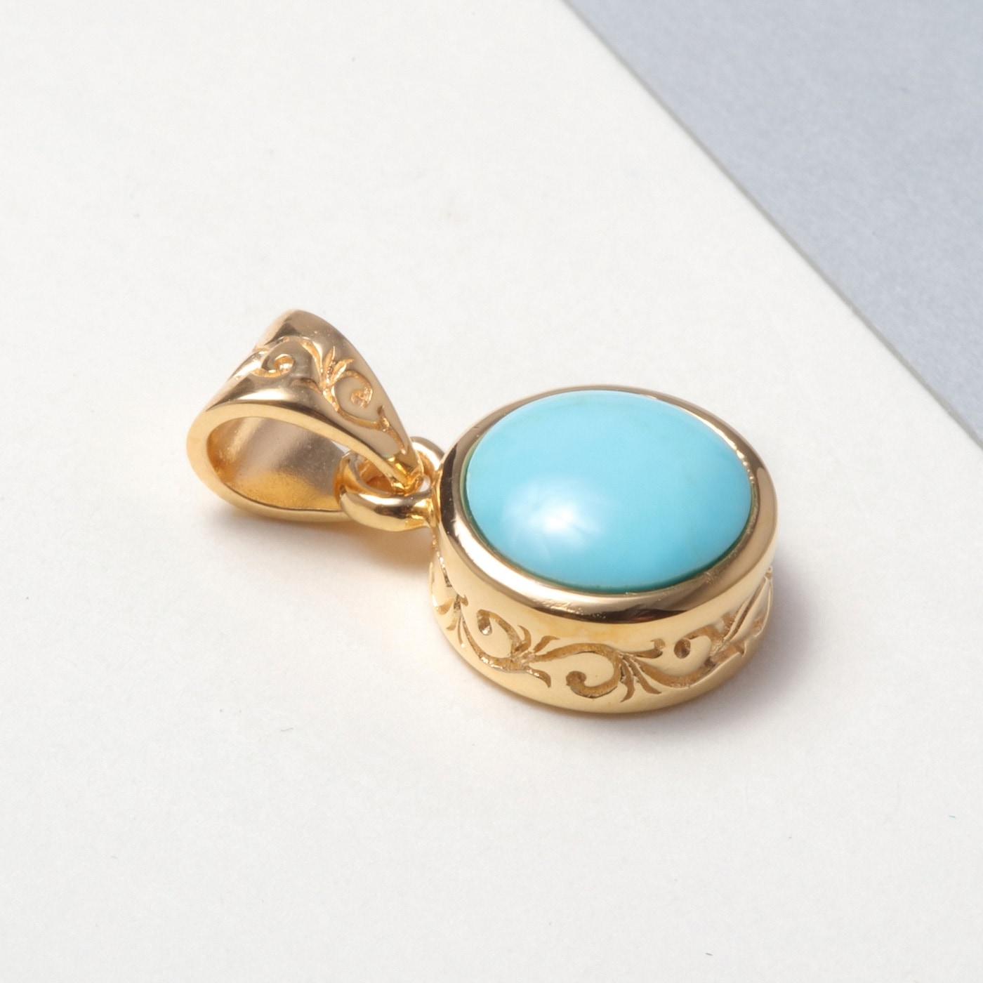 Sana ラウンド レディースアクセサリー ターコイズ イエローゴールド