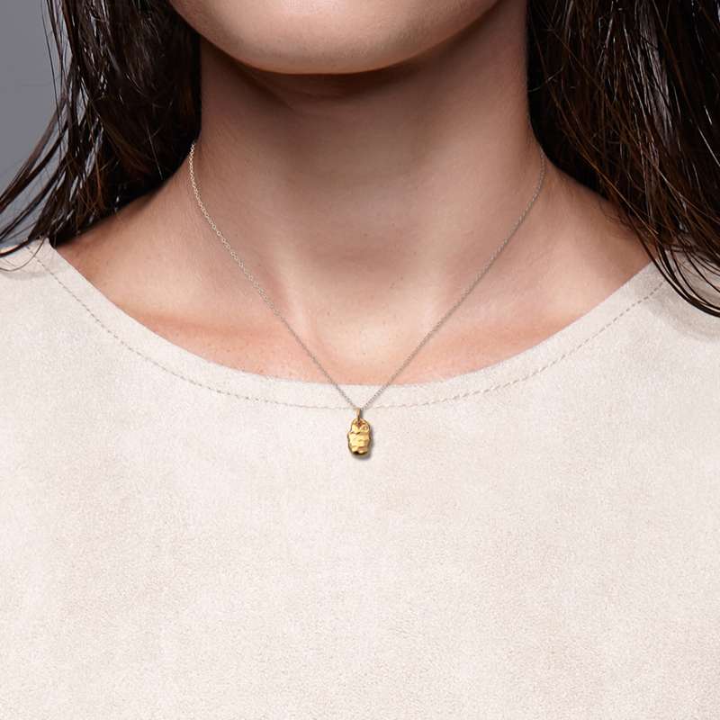 天然石ダイヤモンド ストーン シルバー925 K18（18金）ゴールド