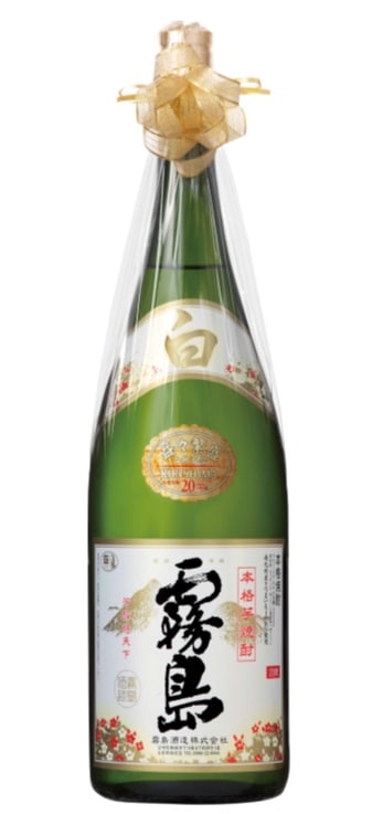 白霧島 25度 益々繁盛ボトル（4500ml／4.5L／二升五合）【飾り箱入り