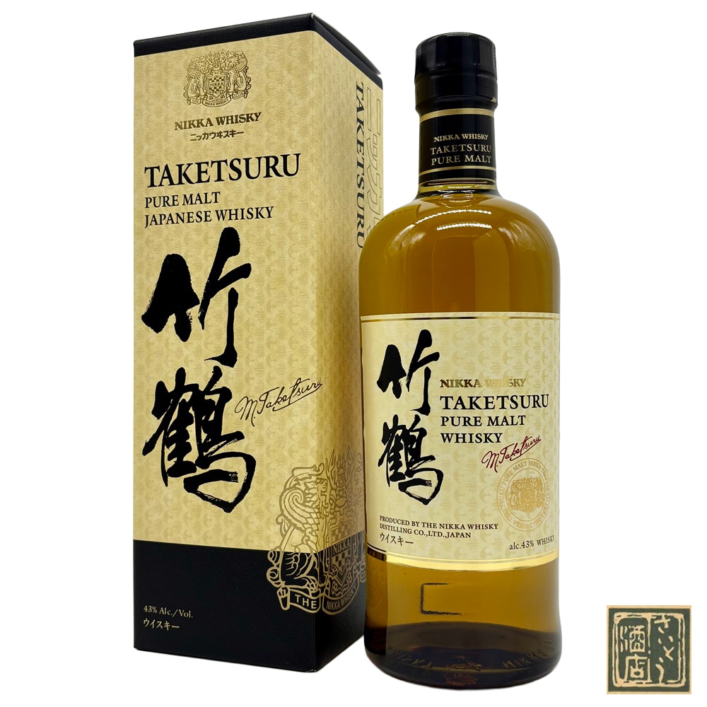 ウイスキー 竹鶴ピュアモルト 700ml 箱付き 正規品 国産ウイスキー