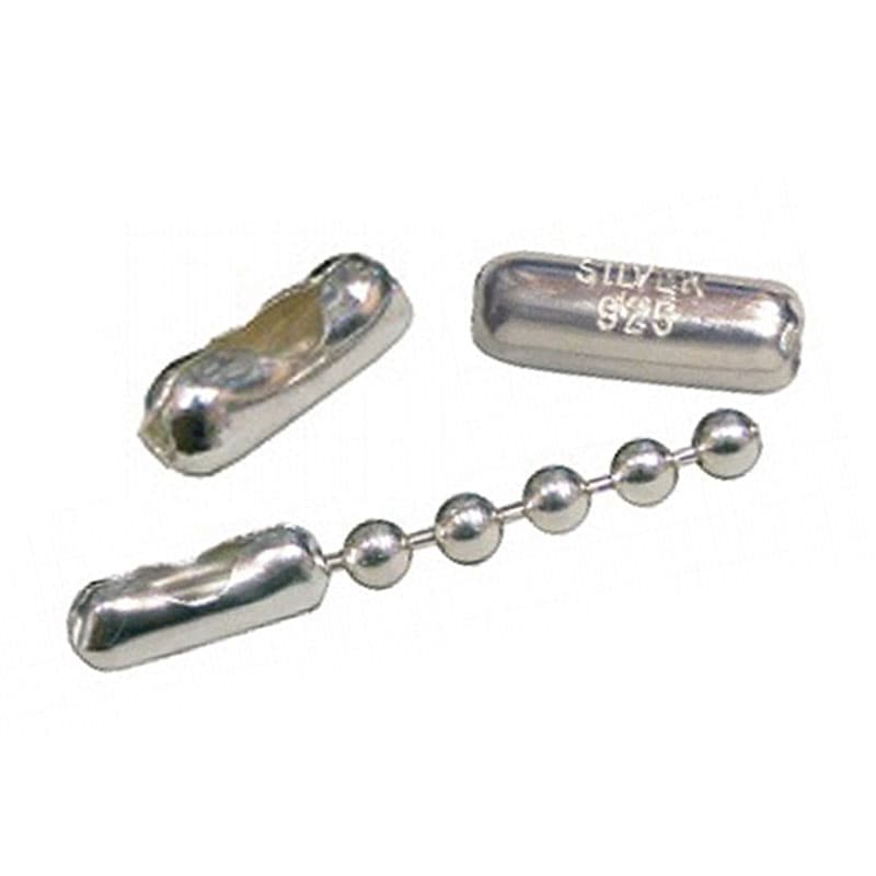 日本製 銀[Ag925]チェーン ボールチェーンコネクター 4.0-5.0mm用【A