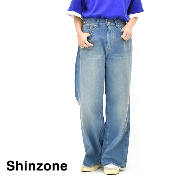 25Summer】THE SHINZONE シンゾーン ROBINSON DENIM PANTS ワイド