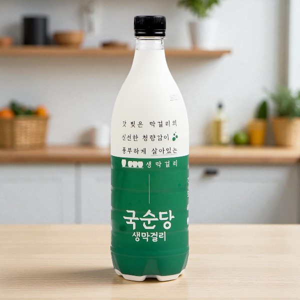 冷]麹醇堂生マッコリ750mlAlc.6％/クッスンダン 韓国生マッコリ 韓国お