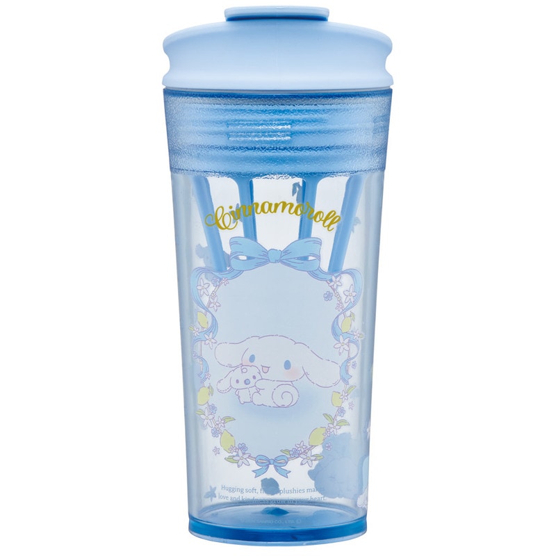 シェイカー付き タンブラー 420ml メモリ付き フタ付き コップ