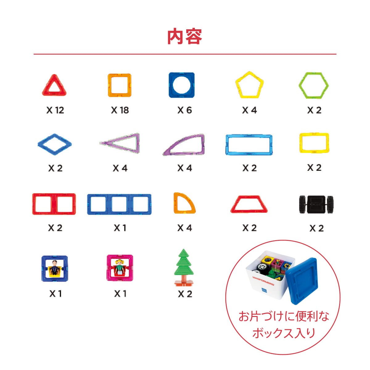 ボーネルンド マグ・フォーマー (MAGFORMERS) デ