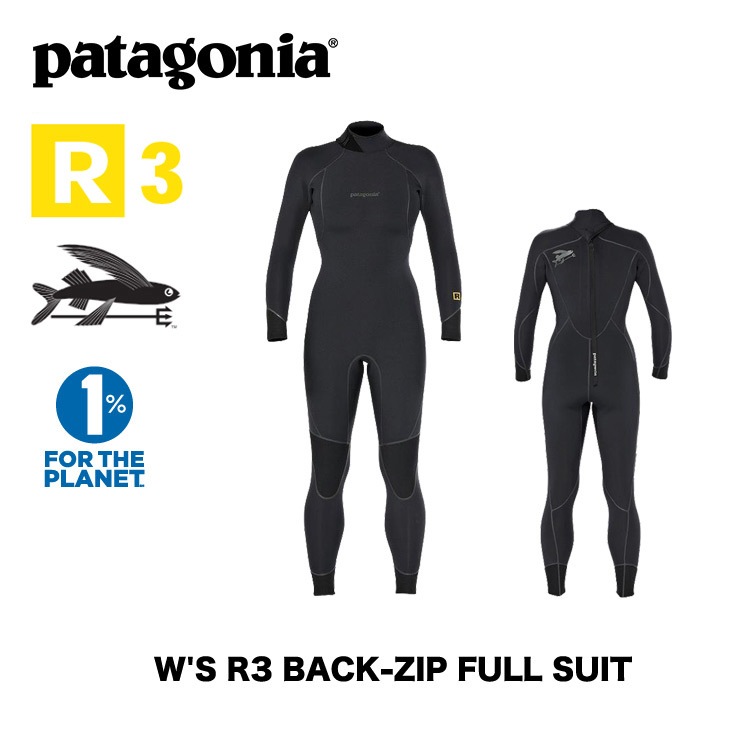 PATAGONIA W'S R3 BACK-ZIP FULL SUIT [4.5×3.5mm] | SIDECAR ONLINE SHOP