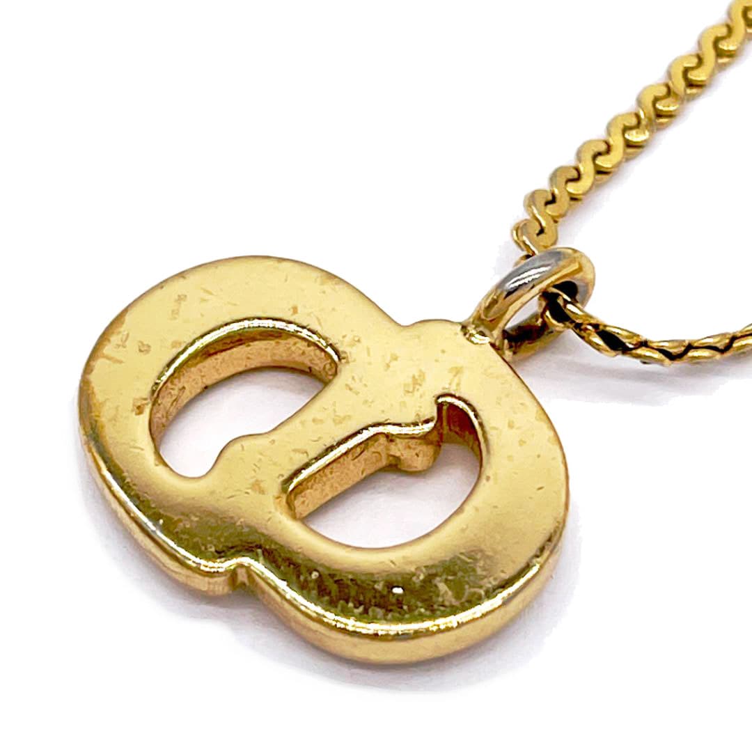 Christian Dior クリスチャン・ディオール ネックレス CDロゴ ライン