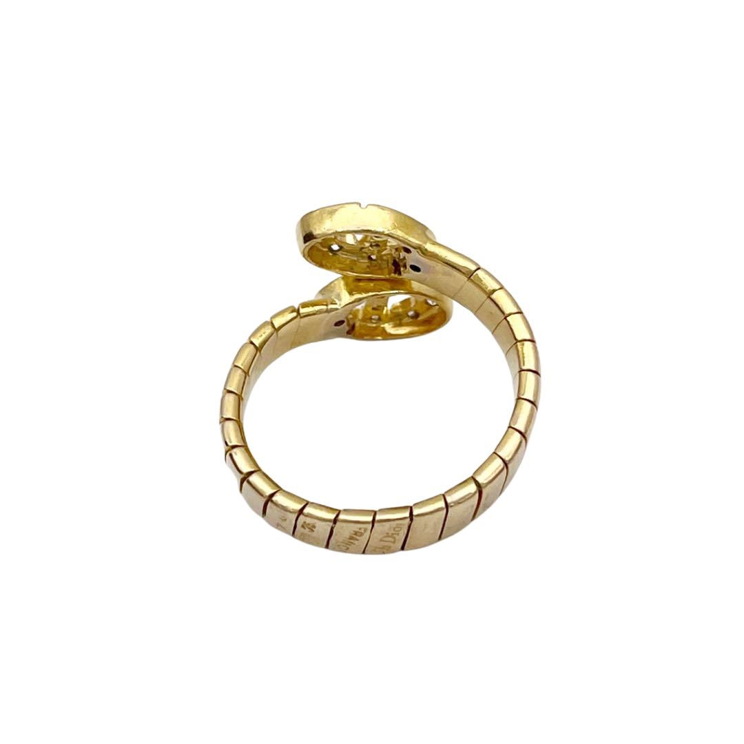 Christian Dior クリスチャンディオール スネークリング 指輪 D0.42ct