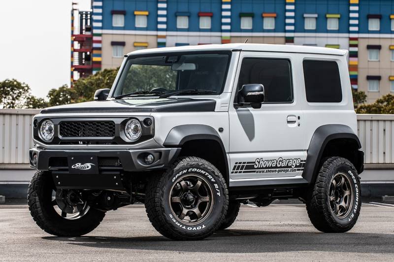 ABSフロントバンパースポイラー 塗装済み(シボブラック) ジムニー