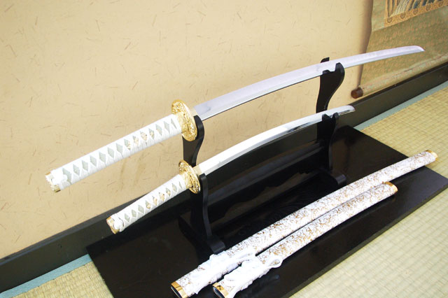 白金雲 大刀 小刀セット 模造刀｜【公式】模造刀・居合刀の専門店「忍屋」